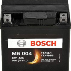 Μπαταρία Μοτοσυκλέτας Bosch M6004 AGM (YTX5L-BS) 4AH 80A 114X71X106  - Αγορά ΕΔΩ εώς 6 άτοκες δόσεις