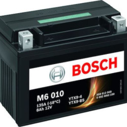 Μπαταρία Μοτοσυκλέτας Bosch M6010 AGM (YTX9-BS) 8AH 135A 152X88X106  - Αγορά ΕΔΩ εώς 6 άτοκες δόσεις