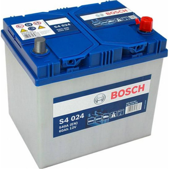 Μπαταρια αυτοκινητου Bosch S4024 60AH 540A 232x173x225  - αυθημερόν παράδοση - Αγορά ΕΔΩ εώς 6 άτοκες δόσεις