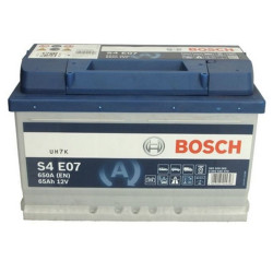 Μπαταρια Αυτοκινητου Start-Stop Bosch EFB S4E07 65AH 650A 278x175x175  - αυθημερόν παράδοση - Αγορά ΕΔΩ εώς 6 άτοκες δόσεις