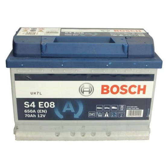 Μπαταρια Αυτοκινητου Start-Stop Bosch EFB S4E08 70AH 650A 278x175x190  - αυθημερόν παράδοση - Αγορά ΕΔΩ εώς 6 άτοκες δόσεις