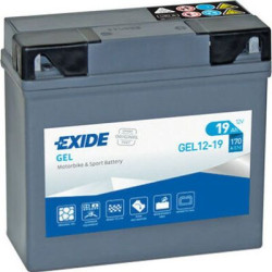 Μπαταρία Μοτοσυκλέτας Exide 12-19 GEL 185Χ80Χ170  - Αγορά ΕΔΩ εώς 6 άτοκες δόσεις
