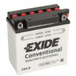 Μπαταρία Μοτοσυκλέτας Exide EB9-B 9AH 100A 135Χ75Χ139  - Αγορά ΕΔΩ εώς 6 άτοκες δόσεις