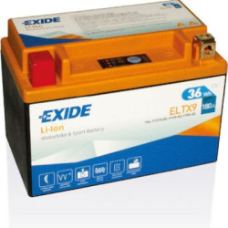 Μπαταρία Λιθίου Exide Li-Ion ELTX9 36Wh 180A 150X87X105  - Αγορά ΕΔΩ εώς 6 άτοκες δόσεις
