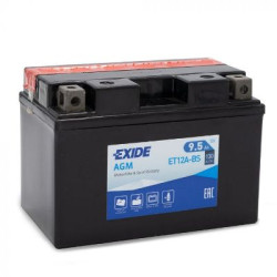 Μπαταρία Μοτοσυκλέτας Exide ET12A-BS 9.5AH AGM 150Χ87Χ105  - Αγορά ΕΔΩ εώς 6 άτοκες δόσεις