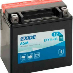 Μπαταρία Μοτοσυκλέτας Exide ETX14-BS 12AH AGM 150Χ87Χ145  - Αγορά ΕΔΩ εώς 6 άτοκες δόσεις
