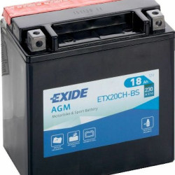 Μπαταρία Μοτοσυκλέτας Exide ETX20CH-BS 18AH AGM 150Χ90Χ160  - Αγορά ΕΔΩ εώς 6 άτοκες δόσεις
