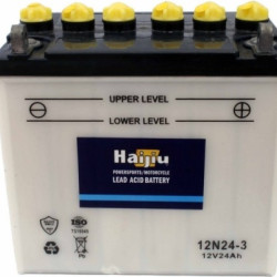 Μπαταρία μοτοσυκλέτας Haijiu 12N24-3 12V 24Ah 182X124X178  - Αγορά ΕΔΩ εώς 6 άτοκες δόσεις