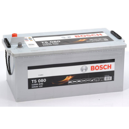 Μπαταρια φορτηγου Bosch T5080 225AΗ 1150A 518x276x242  - αυθημερόν παράδοση - Αγορά ΕΔΩ εώς 6 άτοκες δόσεις