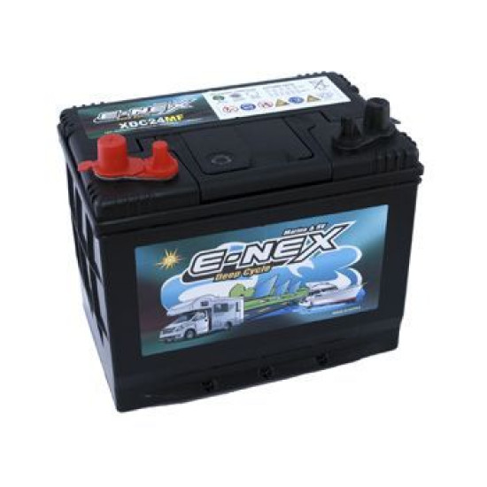 Μπαταρια Marine & RV E-NEX XDC24MF για εκκινηση και service 12V 80AΗ 500A 257x172x200-(220)  - αυθημερόν παράδοση - Αγορά ΕΔΩ εώς 6 άτοκες δόσεις
