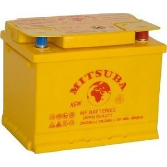Μπαταρια Αυτοκινητου Mitsuba+ (56066) 60AH 520A 242x175x175  - αυθημερόν παράδοση - Αγορά ΕΔΩ εώς 6 άτοκες δόσεις