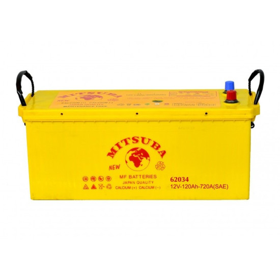 Μπαταρία φορτηγού Mitsuba (62034) SHD 120ah κλειστού τύπου  - αυθημερόν παράδοση - Αγορά ΕΔΩ εώς 6 άτοκες δόσεις