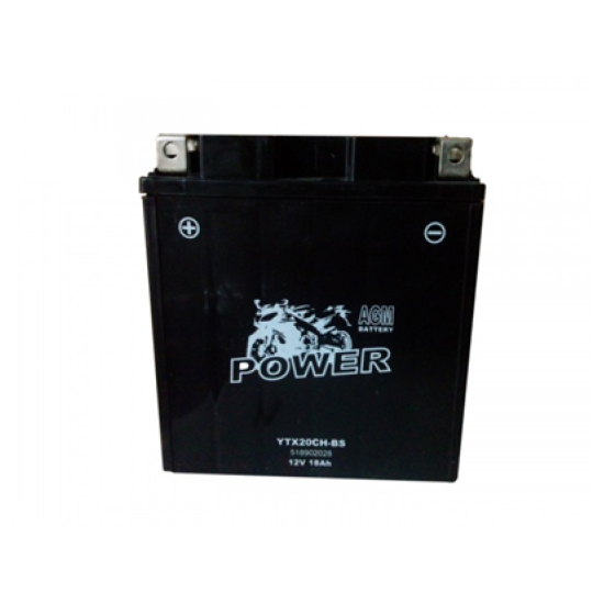 Μπαταρια Μoto POWER AGM YTX20CH-BS 18Ah 250A 150X87X161  - Αγορά ΕΔΩ εώς 6 άτοκες δόσεις