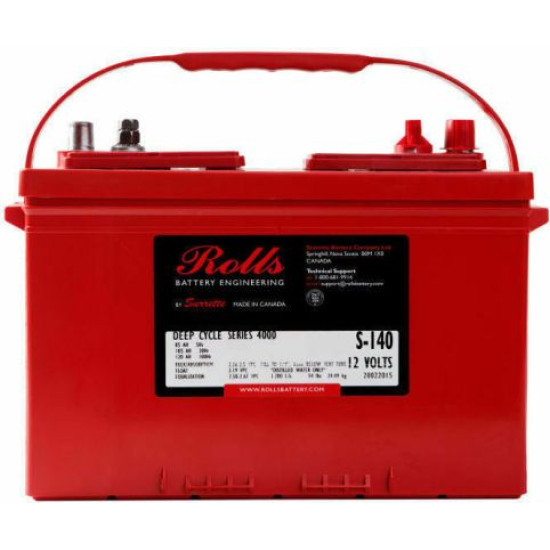 Μπαταρία βαθιάς εκφόρτισης Rolls Series 4000 S12 27 (S140) 12V 321X171X238  - αυθημερόν παράδοση - Αγορά ΕΔΩ εώς 6 άτοκες δόσεις