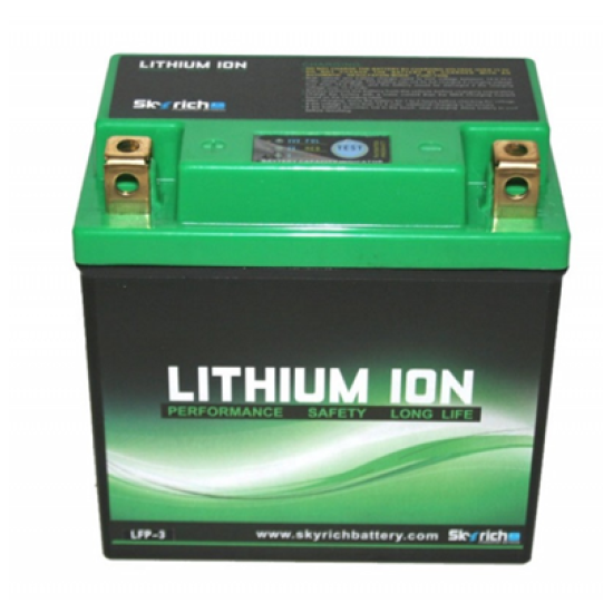 Μπαταρία Μοτοσυκλέτας ιόντων λιθίου Skyrich LFP-3 12v 8-9ah 180A 134X75X133  - Αγορά ΕΔΩ εώς 6 άτοκες δόσεις