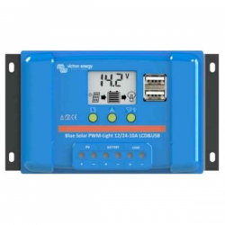 Victron Energy BlueSolar PWM -LCD&USB 12/24-20 Ρυθμιστής Φόρτισης 24V 20A