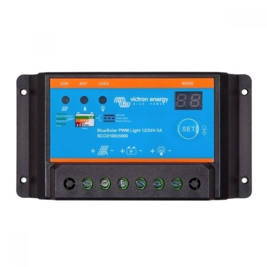 Victron Energy BlueSolar PWM-Light 12/24-5 Ρυθμιστής Φόρτισης 24V 5A